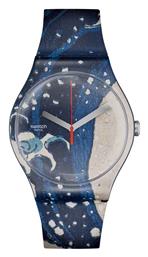 The Great Wave by Hokusai & Astrolabe Ρολόι Μπαταρίας με Καουτσούκ Λουράκι Swatch