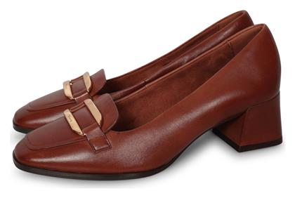 Leather Classic Pumps Κονιάκ Tamaris από το Spartoo