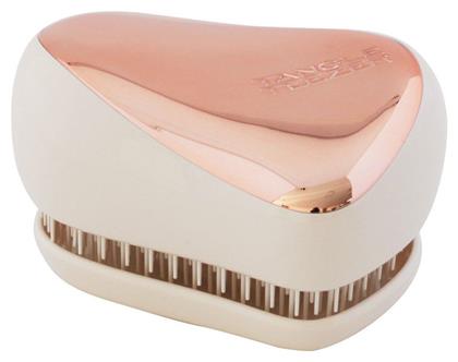 Tangle Teezer Compact Styler Rose Gold / Ivory Βούρτσα Μαλλιών για Ξεμπέρδεμα