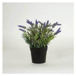 Τεχνητό Φυτό σε Γλαστράκι Λεβάντα Μαύρο 20cm 6τμχ - Estheti