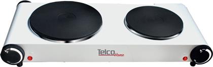 Telco GH-625 Επιτραπέζια Εστία Εμαγιέ Διπλή Λευκή από το Plus4u