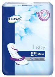 Lady Maxi Γυναικείες Σερβιέτες Ακράτειας Κανονικής Ροής 5.5 Σταγόνες 12τμχ Tena