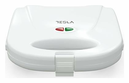 Τοστιέρα για 2 Τοστ 750W Λευκή Tesla