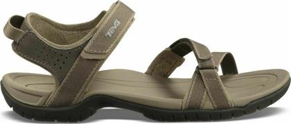 Teva Verra Γυναικεία Σανδάλια Sporty σε Πράσινο Χρώμα από το SportsFactory