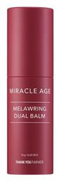 Miracle Age Melawring Dual Balm Λευκαντική Κρέμα 10gr Thank You Farmer