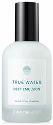 True Water Light Γαλάκτωμα Προσώπου για Ενυδάτωση με Υαλουρονικό Οξύ & Ceramides 130ml Thank You Farmer