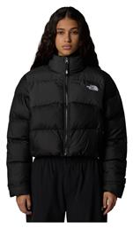 Cropped Κοντό Γυναικείο Μπουφάν για Χειμώνα Tnf Black/asphalt The North Face