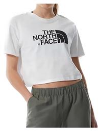 Γυναικείο Crop T-shirt Άσπρο The North Face από το Modivo