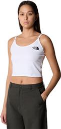 The North Face Simple Dome Crop Top Με Τιράντα Λευκό από το Modivo