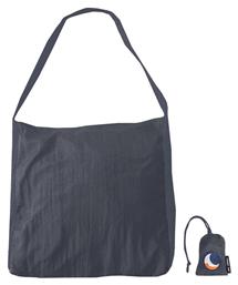 Eco Market Bag 20L Υφασμάτινη Τσάντα για Ψώνια σε Γκρι χρώμα Ticket To The Moon