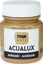 Titan Acualux Χρώμα Νερού Μεταλλικών Αποχρώσεων Siena Natural 837 100ml από το Esmarket