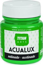 Titan Ακρυλικό Χρώμα Acualux Satin 100ml Verde Bosque 855 από το Esmarket