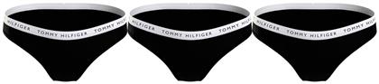 Γυναικεία String 3Pack Μαύρα Tommy Hilfiger