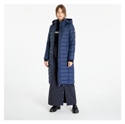 Μακρύ Γυναικείο Puffer Μπουφάν Navy Μπλε Tommy Hilfiger