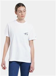 Tommy Hilfiger Signature Γυναικείο T-shirt Λευκό από το Cosmos Sport