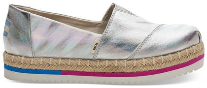 Canvas Platform Υφασμάτινες Γυναικείες Εσπαντρίγιες Iridescent Toms