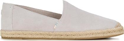 Suede Pismo Suede Γυναικείες Εσπαντρίγιες σε Γκρι Χρώμα Toms