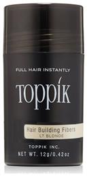 Ίνες Κάλυψης Αραίωσης Μαλλιών με Κερατίνη Hair Building Fibers Regular Blonde 12gr Toppik