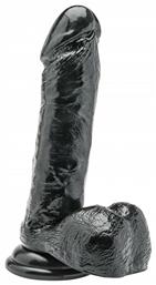 Get Real Dildo with Balls Black 18cm ToyJoy