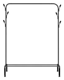 Τροχήλατη Κρεμάστρα Δαπέδου από Μέταλλο 110x40x150cm Tradesor