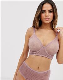 Tutti Rougette Olita fuller bust mesh longline bralette in mink-Pink από το Asos