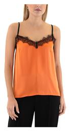 Γυναικείο Lingerie Top με Δαντέλα Πορτοκαλί Twenty 29