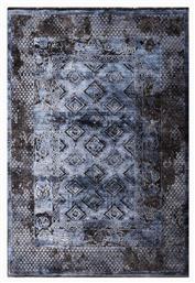 00156-930 Σετ Μοντέρνα Χαλιά Κρεβατοκάμαρας Karma Blue 3τμχ Tzikas Carpets από το Spitishop
