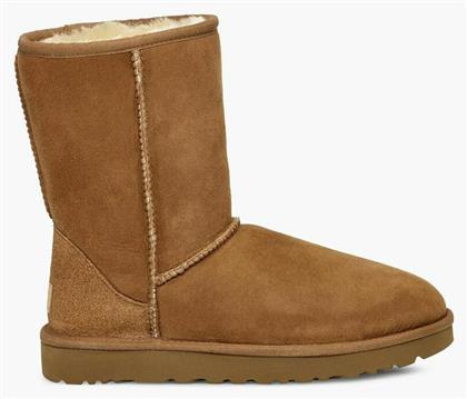 Classic Short II Suede Γυναικείες Μπότες Χιονιού με Γούνα Chestnut Ugg Australia