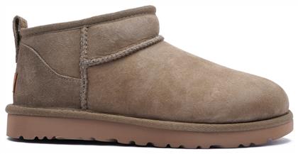 Classic Ultra Mini Suede Γυναικεία Μποτάκια με Γούνα Antilope Ugg Australia από το ProjectShops