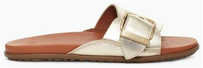 Δερμάτινα Σανδάλια Pale Gold Metallic Ugg Australia
