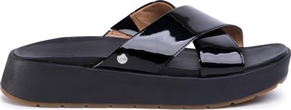 Ugg Australia Emily 1107896 Γυναικεία Σανδάλια Flatforms σε Μαύρο Χρώμα από το Factory Outlet