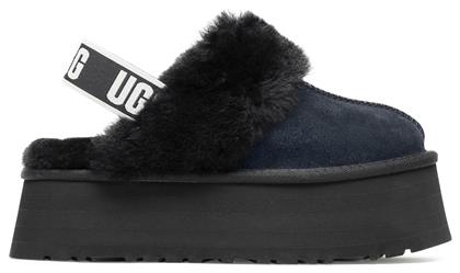 Funkette Κλειστές Παντόφλες με Γούνα Μαύρες Ugg Australia