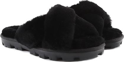 Ugg Australia Fuzzette 1107955 Γυναικεία Σανδάλια σε Μαύρο Χρώμα από το Z-mall