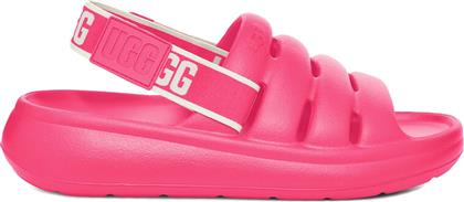Ugg Australia Yeah Γυναικεία Σανδάλια Sporty σε Φούξια Χρώμα από το Z-mall