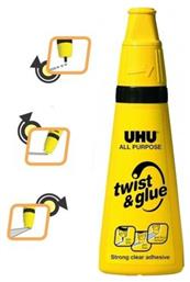 Υγρή Κόλλα Twist & Glue Μεσαίου Μεγέθους Γενικής Χρήσης 90ml UHU από το Moustakas Toys