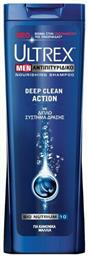 Men Deep Clean Action Αντιπιτυριδικό Σαμπουάν για Κανονικά Μαλλιά 360ml Ultrex