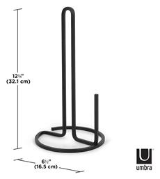 Squire Βάση για Χαρτί Κουζίνας Μεταλλική Μαύρη 16.5x16.5x32cm 1004313-040 Umbra