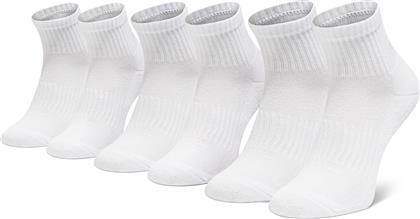 Under Armour Core Quarter Αθλητικές Κάλτσες Λευκές 3 Ζεύγη από το MybrandShoes