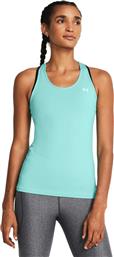 Under Armour Γυναικεία Αθλητική Μπλούζα Αμάνικη Fast Drying με Διαφάνεια Τιρκουάζ από το MybrandShoes