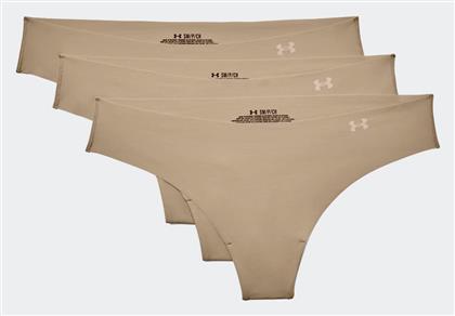 Γυναικεία String 3Pack χωρίς Ραφές Black/ Nude/ Dash Pink Under Armour