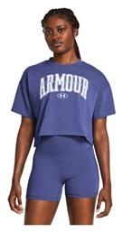 Γυναικείο Crop T-shirt Μωβ Under Armour