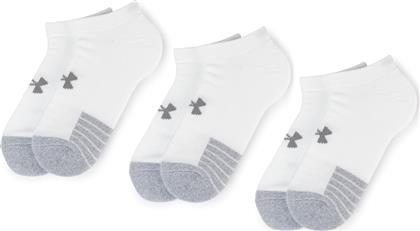 Under Armour Heatgear Αθλητικές Κάλτσες Λευκές 3 Ζεύγη από το MyShoe