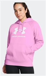 Ua Rival Γυναικείο Φούτερ Ροζ Under Armour