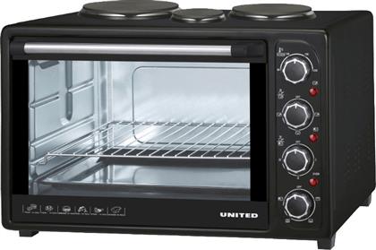 United EO-9734 Ηλεκτρικό Φουρνάκι 45lt με 3 Εστίες από το Media Markt