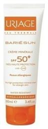 Bariesun Creme Minerale Αδιάβροχη Αντηλιακή Κρέμα Προσώπου και Σώματος SPF50 100ml Uriage