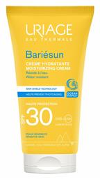 Bariesun Moisturizing Cream Αδιάβροχη Αντηλιακή Κρέμα Προσώπου SPF30 50ml Uriage