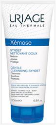 Gel κατά της Ακμής Xemose Gentle Cleansing Syndet για Ξηρές Επιδερμίδες 200ml Uriage