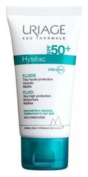 Hyseac Fluide SPF50 SPF50 Αντηλιακή Λοσιόν 50ml Uriage