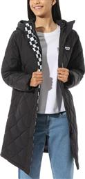 Vans Clair Shores Μακρύ Γυναικείο Puffer Μπουφάν για Χειμώνα Μαύρο από το Spartoo