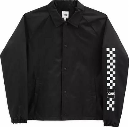 Vans γυναικείο μπουφάν με checkerboard λεπτομέρεια ''Thanks Coach'' - VN0A5AQXBLK1 - Μαυρο από το Notos